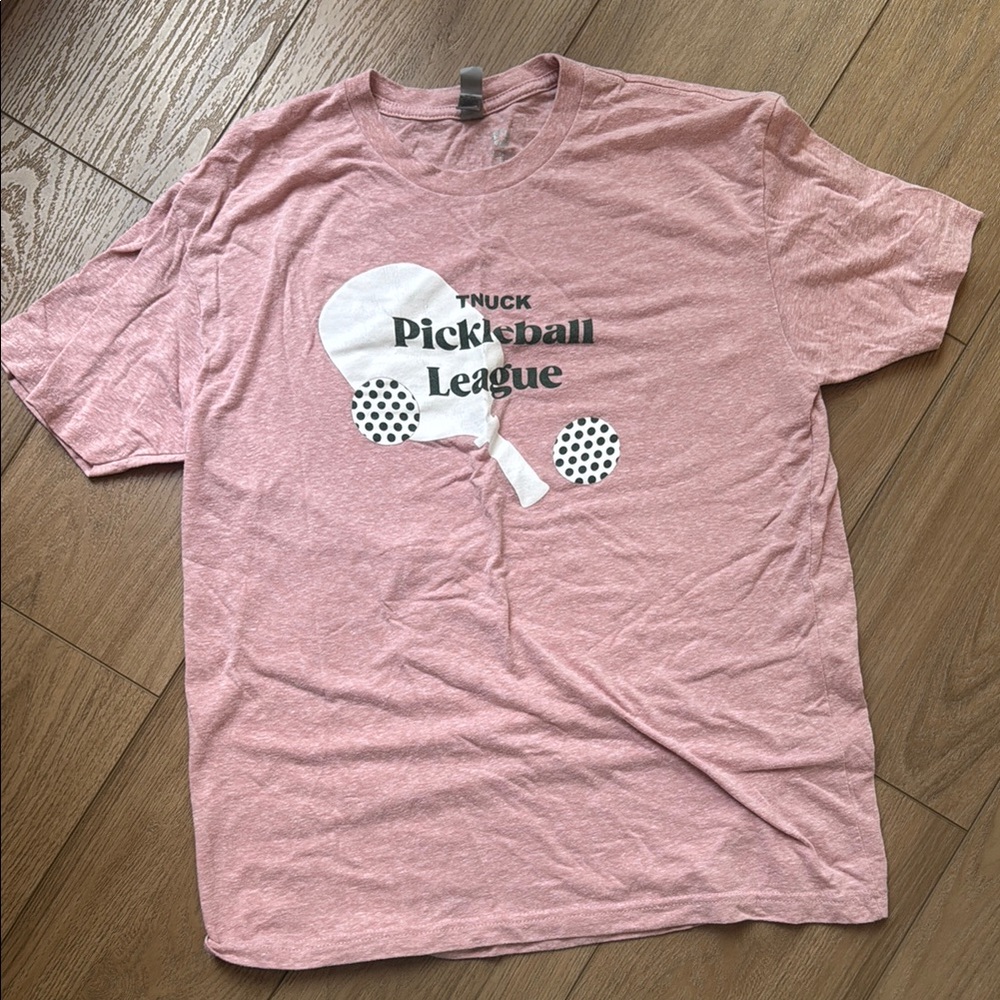 Tuckernuck Pickleball League Pink T-Shirt